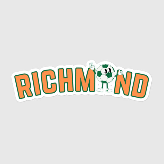 Orange Richmond Up The Ivy Sticker