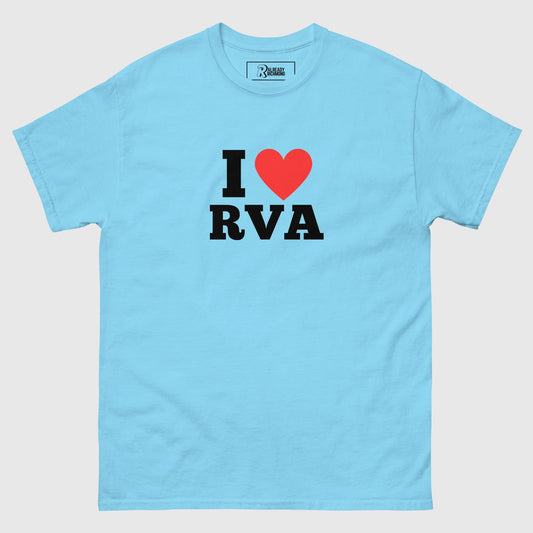 I Heart RVA Tee - Black Text