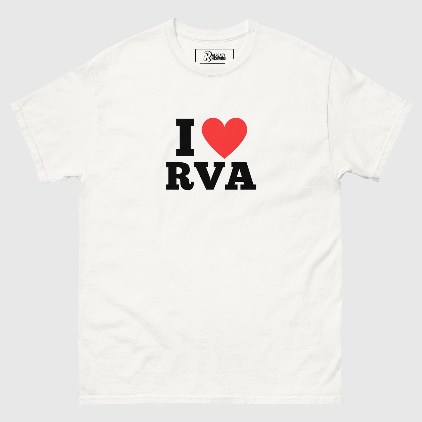 I Heart RVA Tee - Black Text