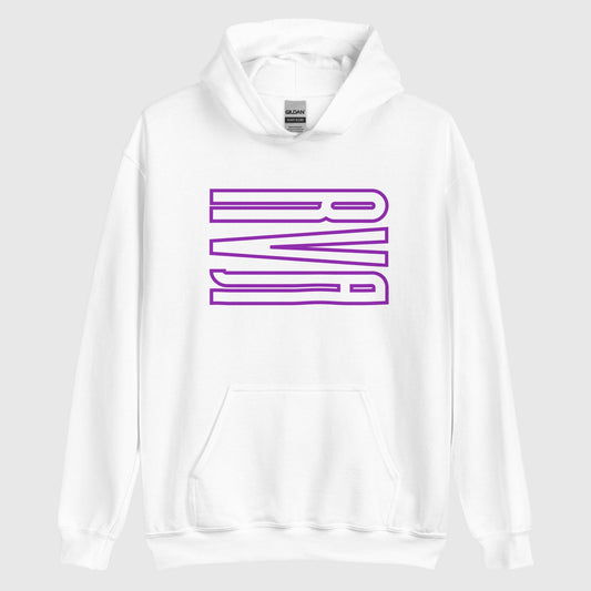 RVA Sidestyle Hoodie - White/Purple