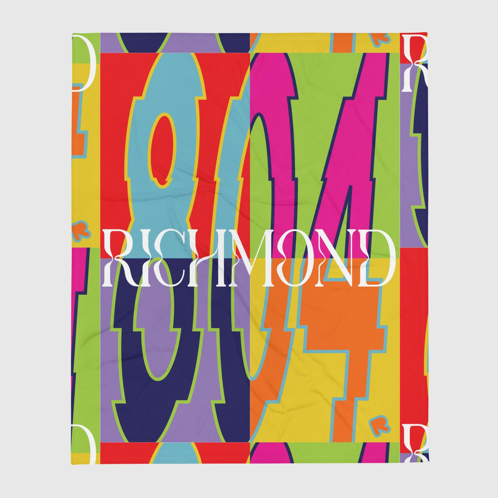 804 Pop-Art Throw Blanket - Already Richmond - #variant_color#